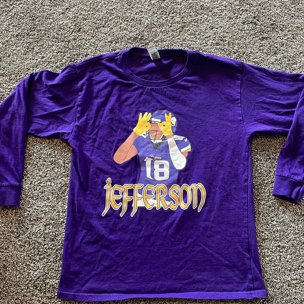 Justin Jefferson long sleeve tee